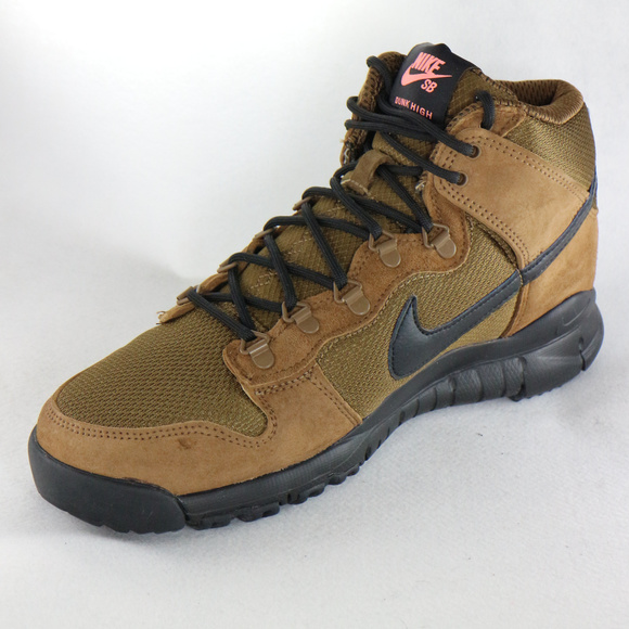 SOLD!! Nike SB Dunk High Boot Military Brwn Shoes - Picture 3 of 8